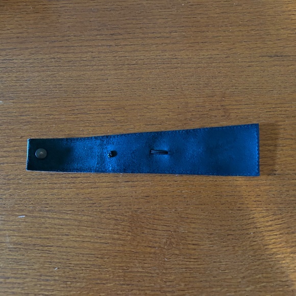 Leather Cuff Bracelet Wrap-Tree Silhouette Print - Picture 3 of 5